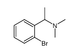 1-(2'-bromophenyl)-N,N dimethylethanamine Structure