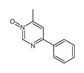 6-methyl-1-oxido-4-phenylpyrimidin-1-ium结构式