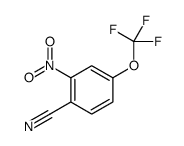 2-硝基-4-(三氟甲氧基)苄腈结构式
