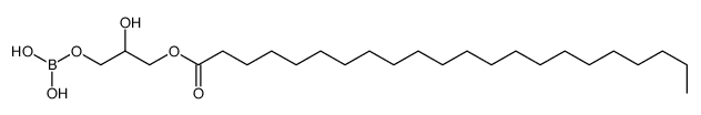 (3-docosanoyloxy-2-hydroxypropoxy)boronic acid Structure