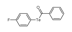 Te-(4-fluorophenyl) benzotelluroate结构式