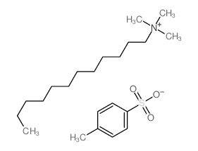 dodecyl-trimethyl-azanium; 4-methylbenzenesulfonic acid structure