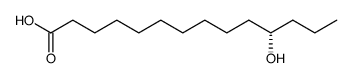 11-hydroxytetradecanoic acid Structure