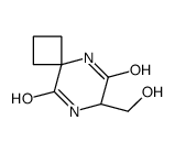 5,8-Diazaspiro[3.5]nonane-6,9-dione,7-(hydroxymethyl)-,(R)-(9CI)结构式