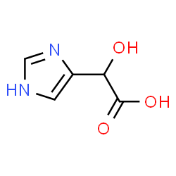 1H-IMidazole-5-acetic acid, .alpha.-hydroxy-结构式