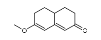 (4aSR)-4,4a,5,6-Tetrahydro-7-methoxynaphthalin-2(3H)-on Structure