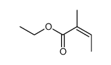 2-Butenoic acid, 2-Methyl-, ethyl ester, (2Z)- Structure