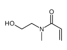 N-(2-hydroxyethyl)-N-methylprop-2-enamide结构式