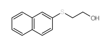 2-(2-萘硫基)乙醇结构式