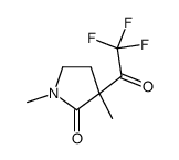 2-Pyrrolidinone, 1,3-dimethyl-3-(trifluoroacetyl)- (9CI) Structure