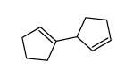 1-cyclopent-2-en-1-ylcyclopentene Structure