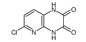 6-Chloropyrido[2,3-b]pyrazine-2,3-diol Structure