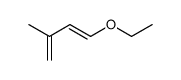 1-ethoxy-3-methyl-buta-1,3-diene Structure