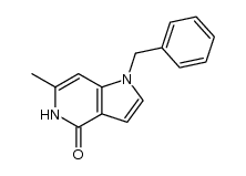 1-benzyl-6-methyl-1H-pyrrolo[3,2-c]pyridin-4(5H)-one Structure