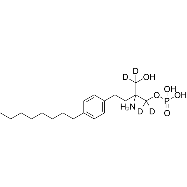 Fingolimod phosphate-d4图片