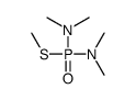 N-[dimethylamino(methylsulfanyl)phosphoryl]-N-methylmethanamine Structure