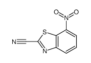 2-Benzothiazolecarbonitrile,7-nitro-(9CI) Structure