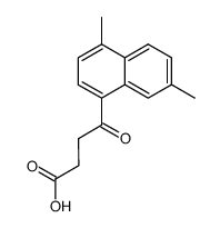 4-(4.7-Dimethyl-naphthyl-(1))-4-oxo-buttersaeure Structure