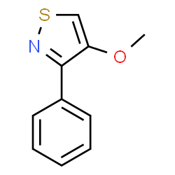 4-Methoxy-3-phenylisothiazole结构式