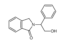 2-(2-hydroxy-1-phenylethyl)-1-isoindolinone结构式