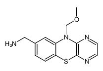 8-aminomethyl-10-methoxymethyl-10H-pyrazino[2,3-b][1,4]benzothiazine Structure