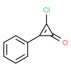 2-Cyclopropen-1-one,2-chloro-3-phenyl- Structure
