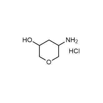 5-Aminooxan-3-ol hydrochloride Structure