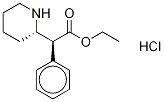(±)-threo-Ethylphenidate hydrochloride (Ritalinic Acid ethyl ester) structure