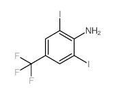 2,6-二碘-4-(三氟甲基)苯胺结构式