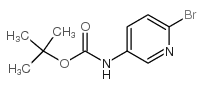 2-溴-5-BOC-氨基砒啶结构式