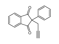 2-phenyl-2-prop-2-ynylindene-1,3-dione Structure