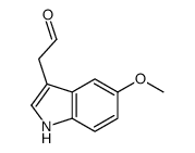 2-(5-methoxy-1H-indol-3-yl)acetaldehyde结构式