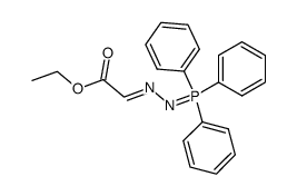 2-(Triphenylphosphoranylidene)hydrazonoacetic acid ethyl ester结构式