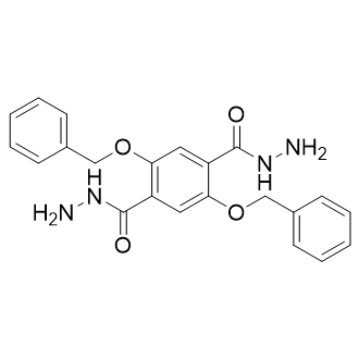 2,5-Bis(benzyloxy)terephthalohydrazide structure