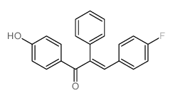 Chalcone,4-fluoro-4'-hydroxy-a-phenyl- (8CI) structure