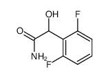 Benzeneacetamide,2,6-difluoro--alpha--hydroxy- Structure