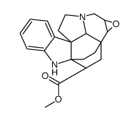 (2R,5S)-6α,7α-Epoxyaspidofractinine-3β-carboxylic acid methyl ester结构式