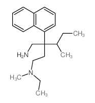 1,4-Butanediamine,N4-ethyl-N4-methyl-2-(1-methylpropyl)-2-(1-naphthalenyl)- structure
