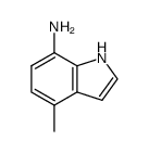 1H-Indol-7-amine,4-methyl-(9CI)结构式