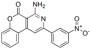 4-Amino-2-(3-nitrophenyl)-5H-[1]benzopyrano[3,4-c]pyridin-5-one结构式