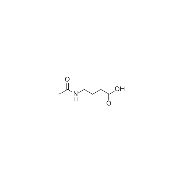 4-Acetamidobutanoic acid Structure