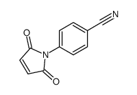 4-Maleimidobenzonitrile structure