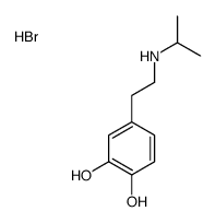 4-[2-(propan-2-ylamino)ethyl]benzene-1,2-diol,hydrobromide Structure