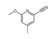 2-Pyridinecarbonitrile,6-methoxy-4-methyl-(9CI) picture