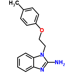 1-(2-P-TOLYLOXY-ETHYL)-1H-BENZOIMIDAZOL-2-YLAMINE结构式