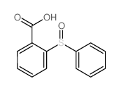 Benzoic acid, 2-(phenylsulfinyl)- (9CI) Structure