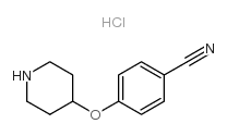 4-(PIPERIDIN-4-YLOXY)-BENZONITRILE HYDROCHLORIDE structure