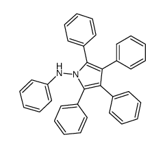 1-phenylamino-2,3,4,5-tetraphenylpyrrole Structure