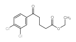 ETHYL 5-(3,4-DICHLOROPHENYL)-5-OXOVALERATE structure