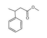 methyl-3-phenylbutyrate结构式